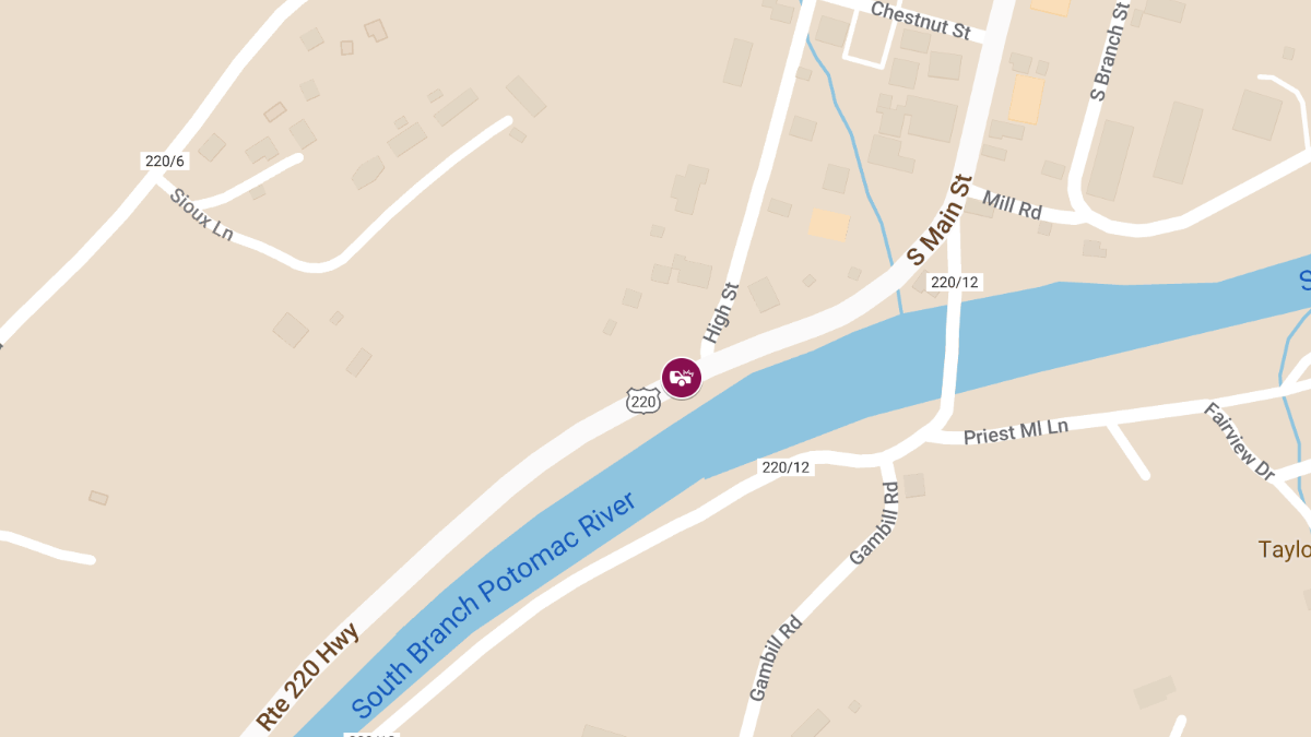 Multi-Vehicle Accident With Injuries on Rt. 220 SB Near 220 Business Exit