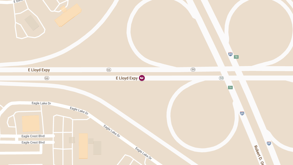 Multi-Vehicle Accident with Injuries on EB Lloyd Expy Near I-69