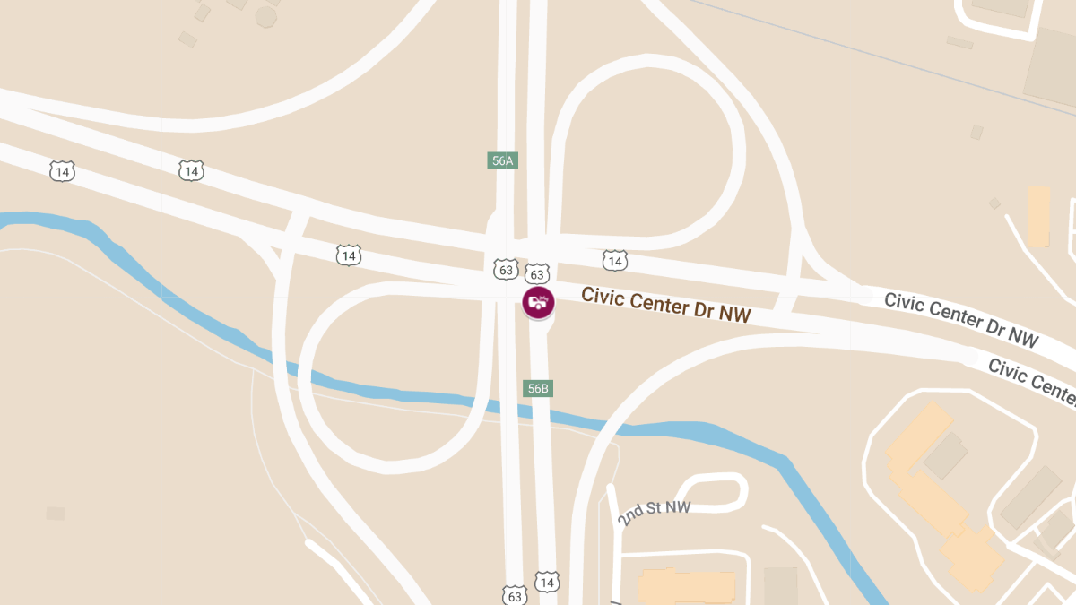 Multi-Vehicle Collision on SB US Hwy 52 at Civic Center Dr