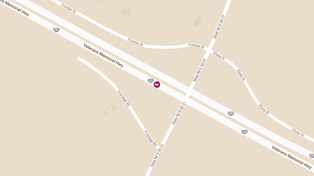 Multi-Vehicle Crash at I-385 Rest Area Causes Injuries