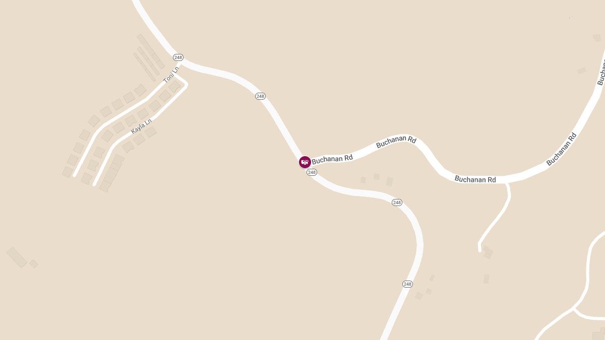 Multi-Vehicle Crash on Hwy 248 at Buchanan Rd Injures Two