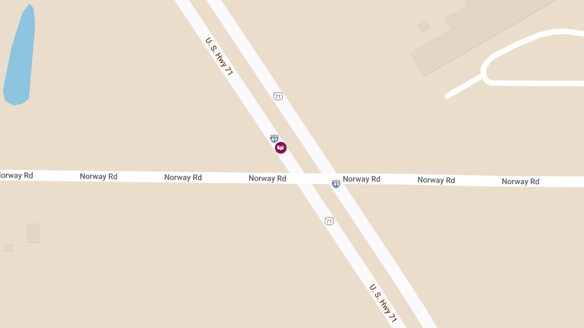 Multi-Vehicle Crash on I-49 NB at 20-Mile Marker