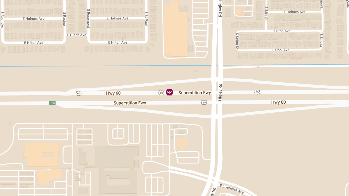 Multi-Vehicle Crash on US 60 Near Higley Rd Injures Eight, Including Infant
