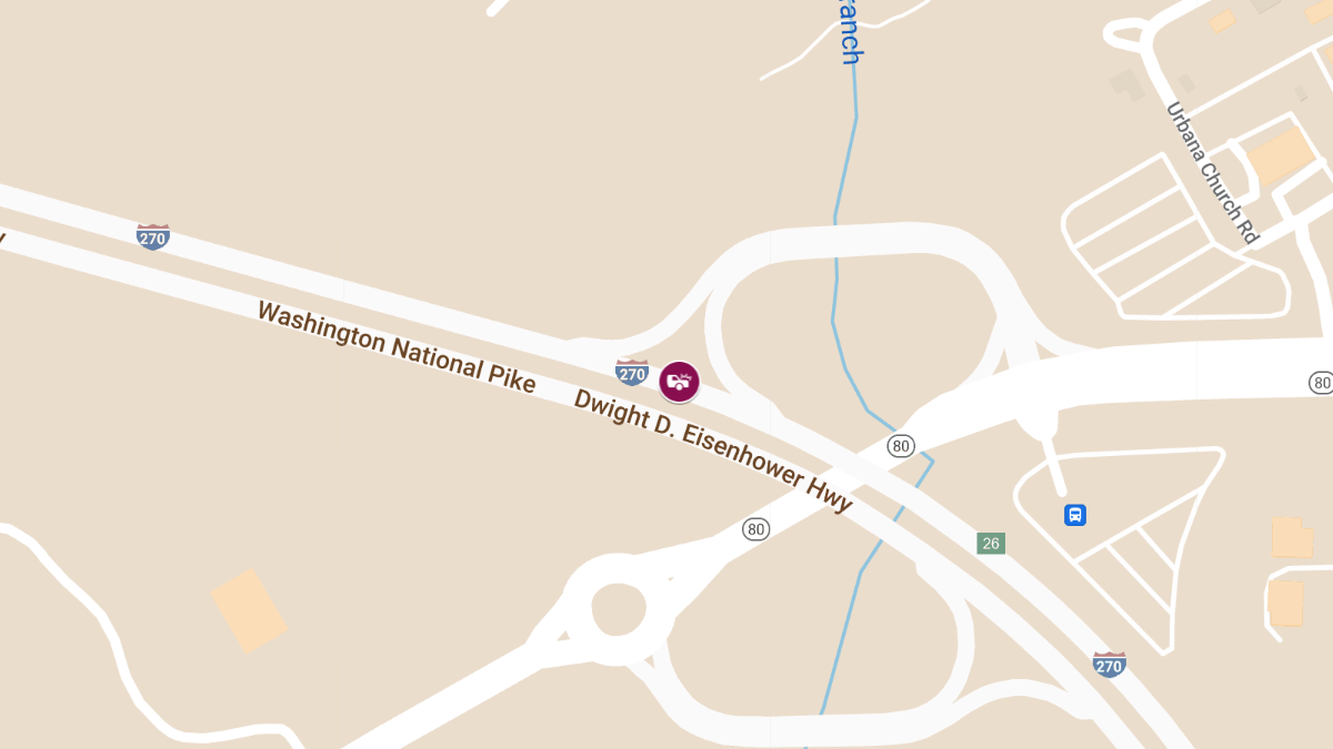 Multi-Vehicle Crash with Injuries on I-270 NB Near MD-80 (Exit 26)