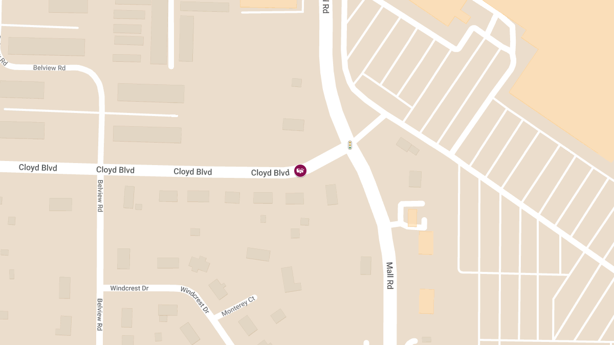 Off-Duty Officer Injured in Crash on Cloyd Blvd Near Mall Rd