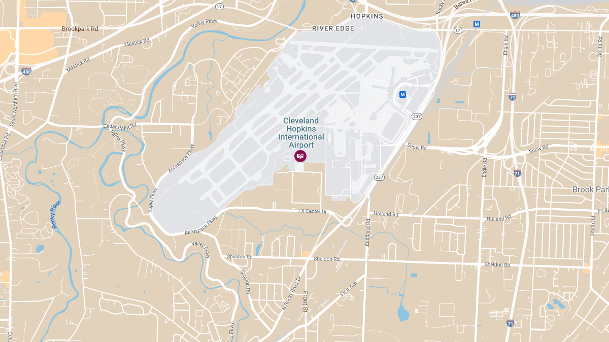 Officer Involved in Car Accident with Injuries at Cleveland Hopkins International Airport