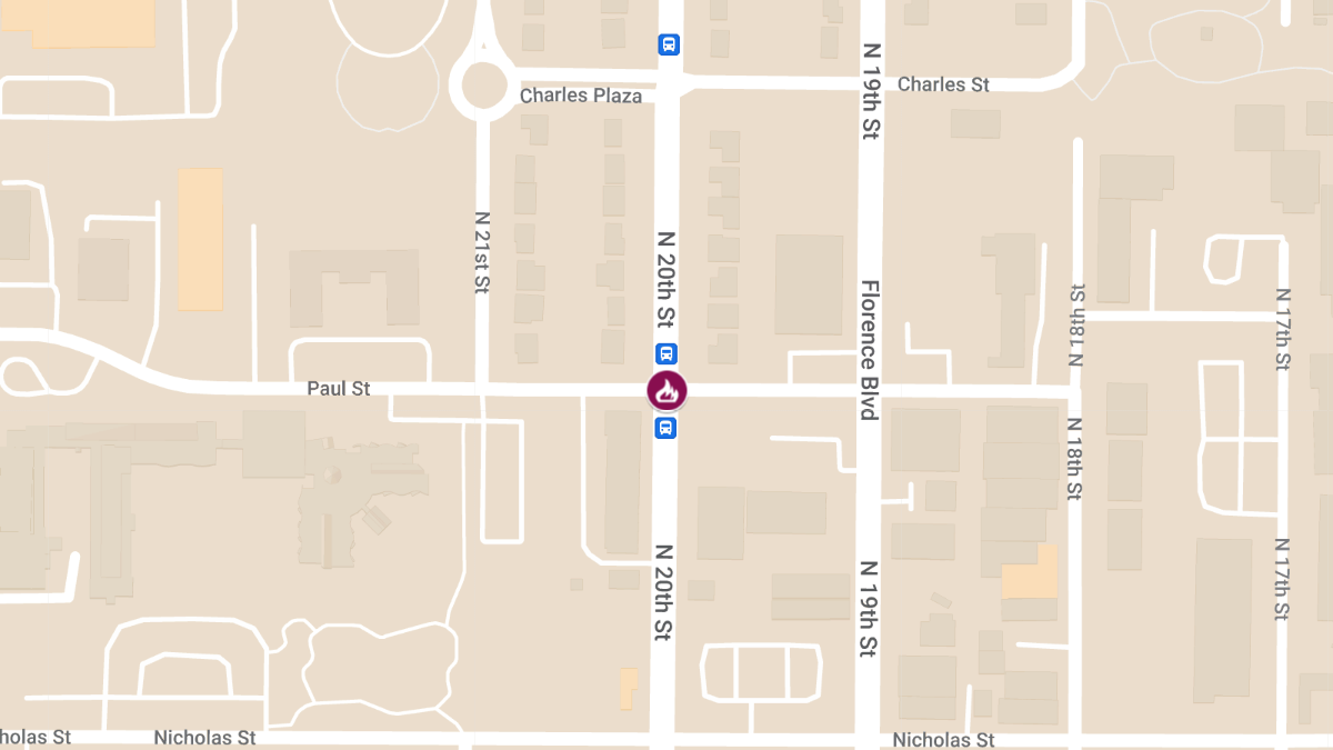 One Injured in Apartment Fire Near 20th and Paul St