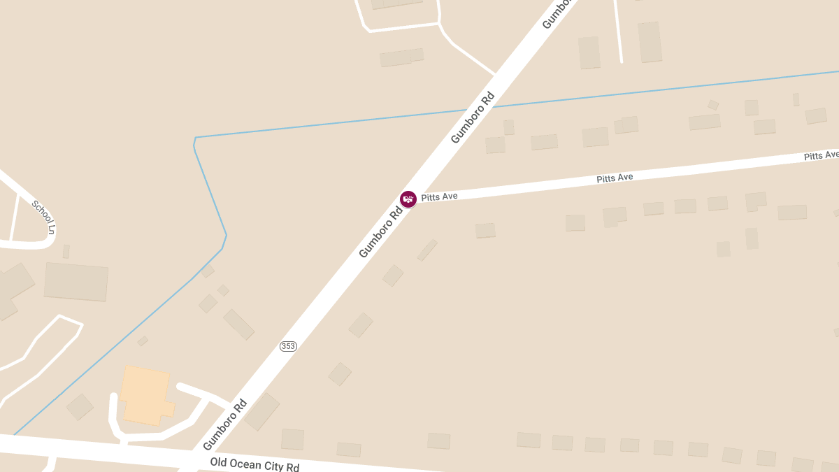 One Injured in Crash at Gumboro Rd and Pitts Ave