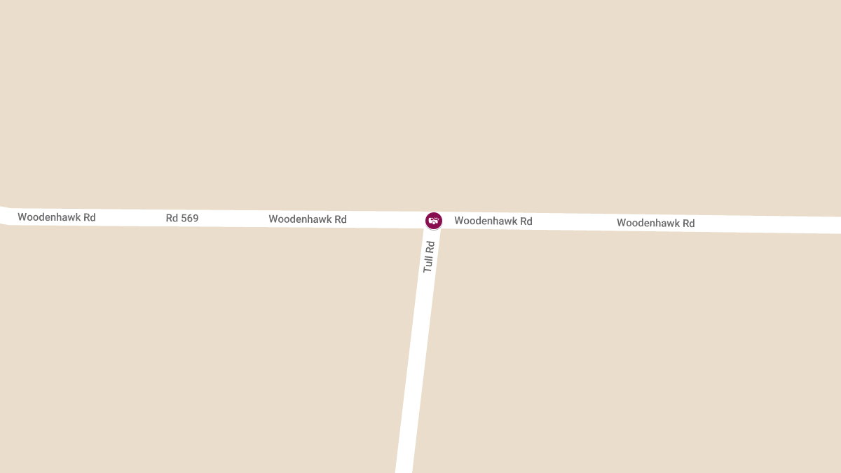 One Injured in Crash on Woodenhawk Rd at Tull Rd