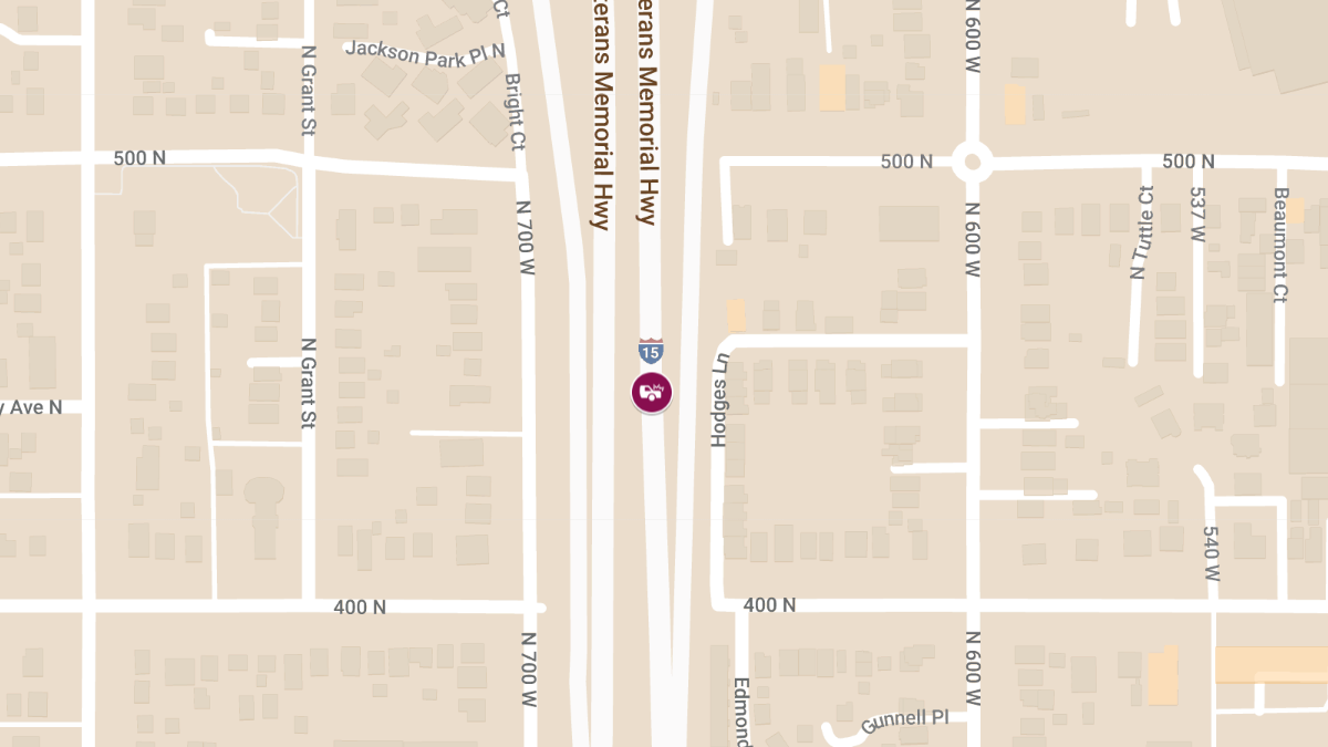 One Injured in Rollover Crash on I-15 Near 8000 S