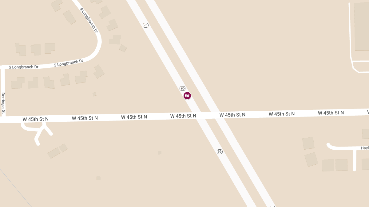One Injured in Rollover Crash on K-96 Ramp Near 21st St