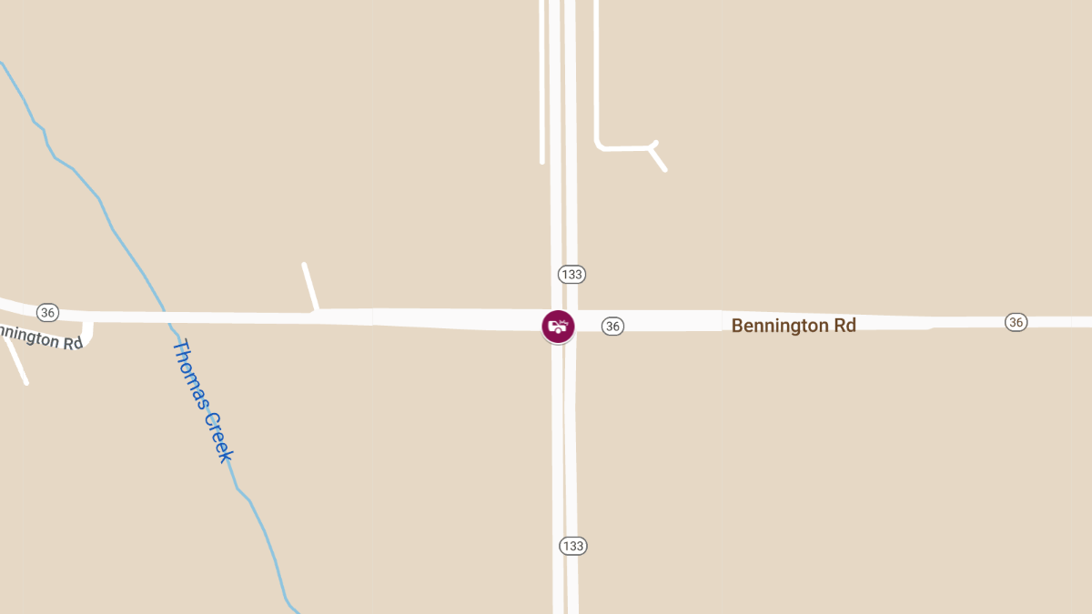 One Person Extricated Following Two-Vehicle Crash at Hwy 36 & Blair High Rd
