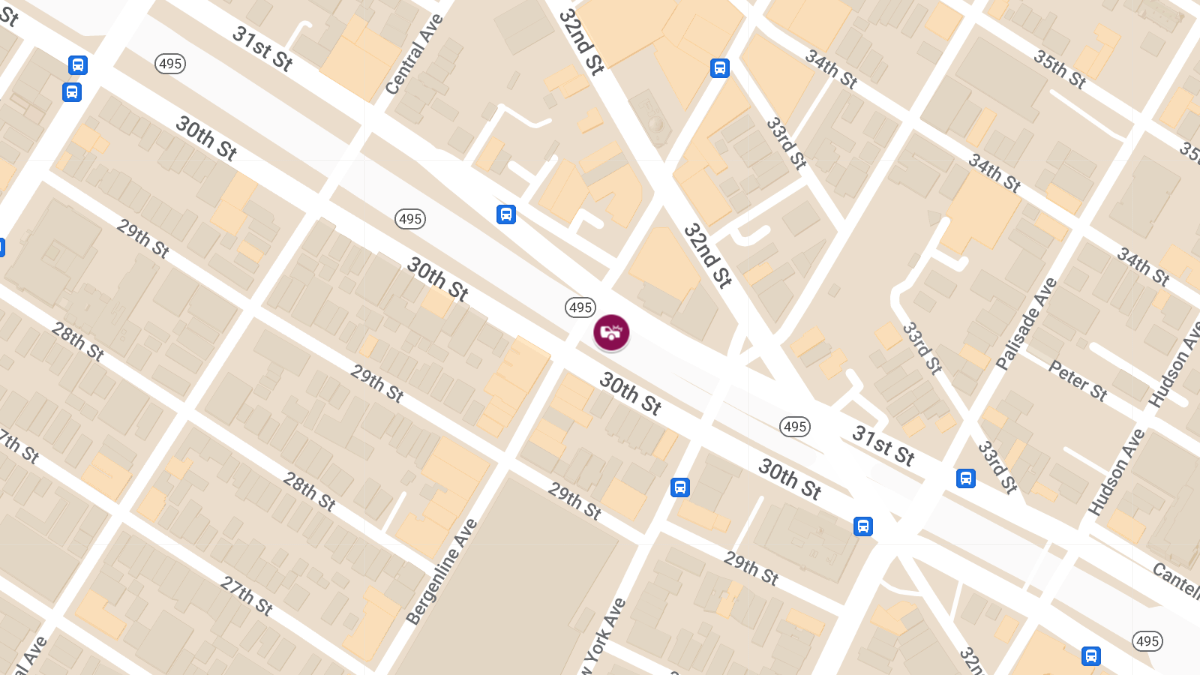 Overturned Vehicle With Serious Injuries on NJ 495 Westbound