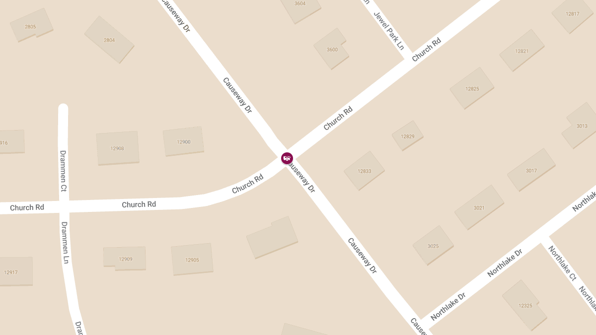 Overturned Vehicle with Entrapment at Causeway Dr & Church Rd