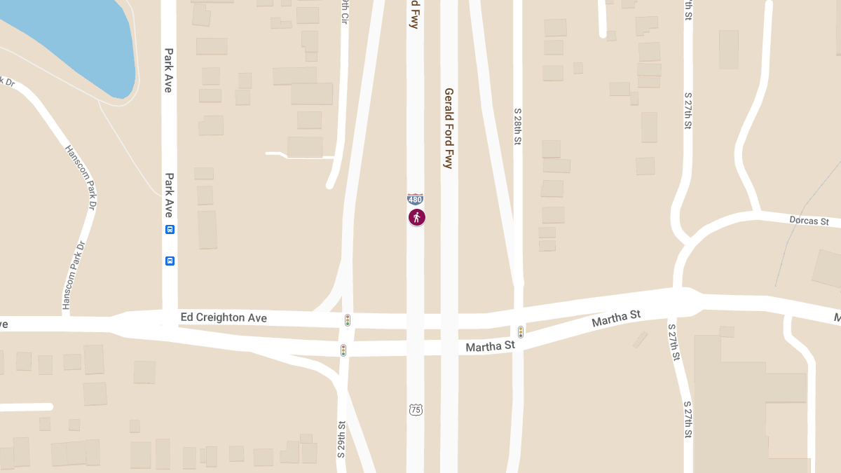 Pedestrian Crash on I-480 SB Near Martha St Causes Serious Injuries