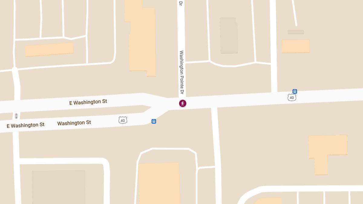Pedestrian Critically Injured at 30 Washington Pointe Dr & E Washington St