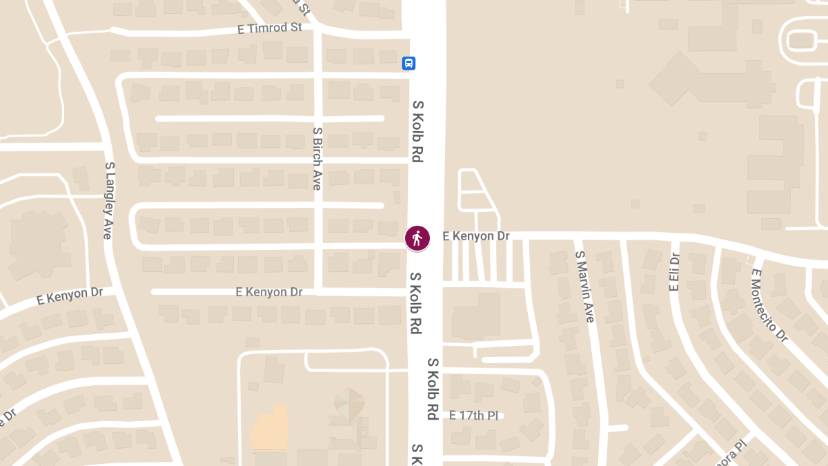 Pedestrian Critically Injured in Hit-and-Run at Kolb Rd & Kenyon Dr