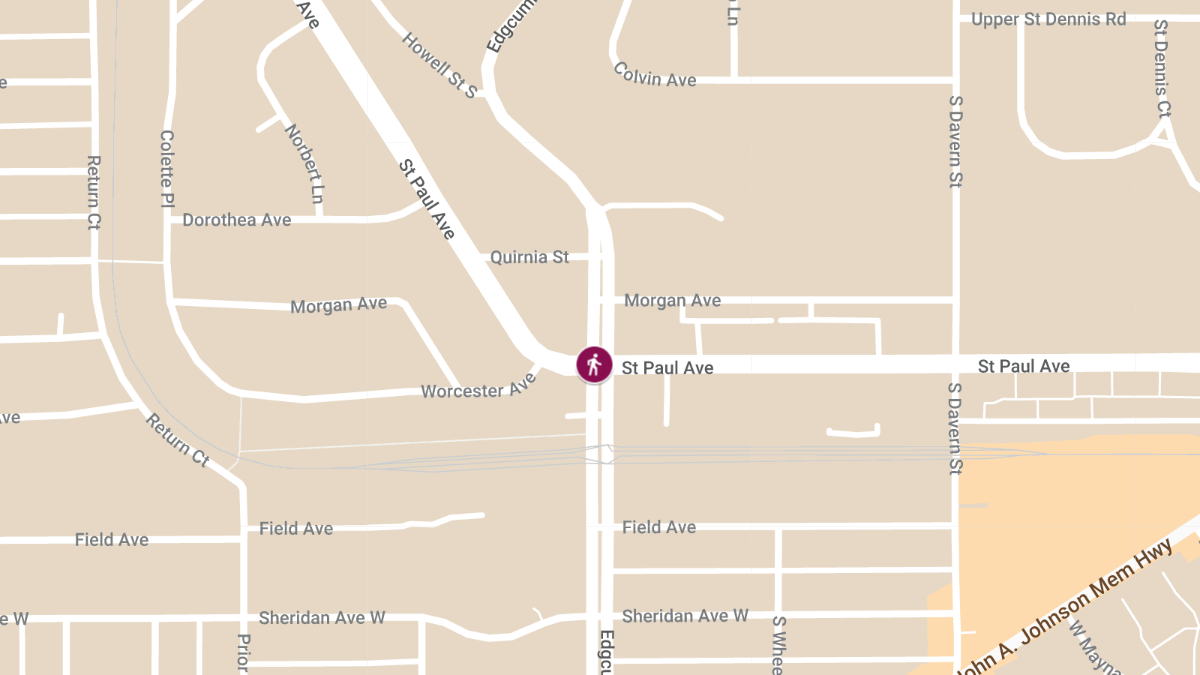 Pedestrian Injured After Being Hit by Vehicle at Edgcumbe Rd & Saint Paul Ave
