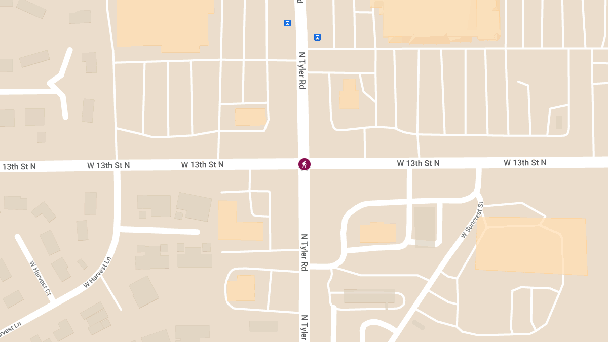Pedestrian Injured in Accident at 13th St & Tyler Rd