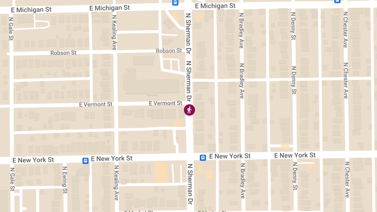 Pedestrian Injured in Accident at 320 N Sherman Dr