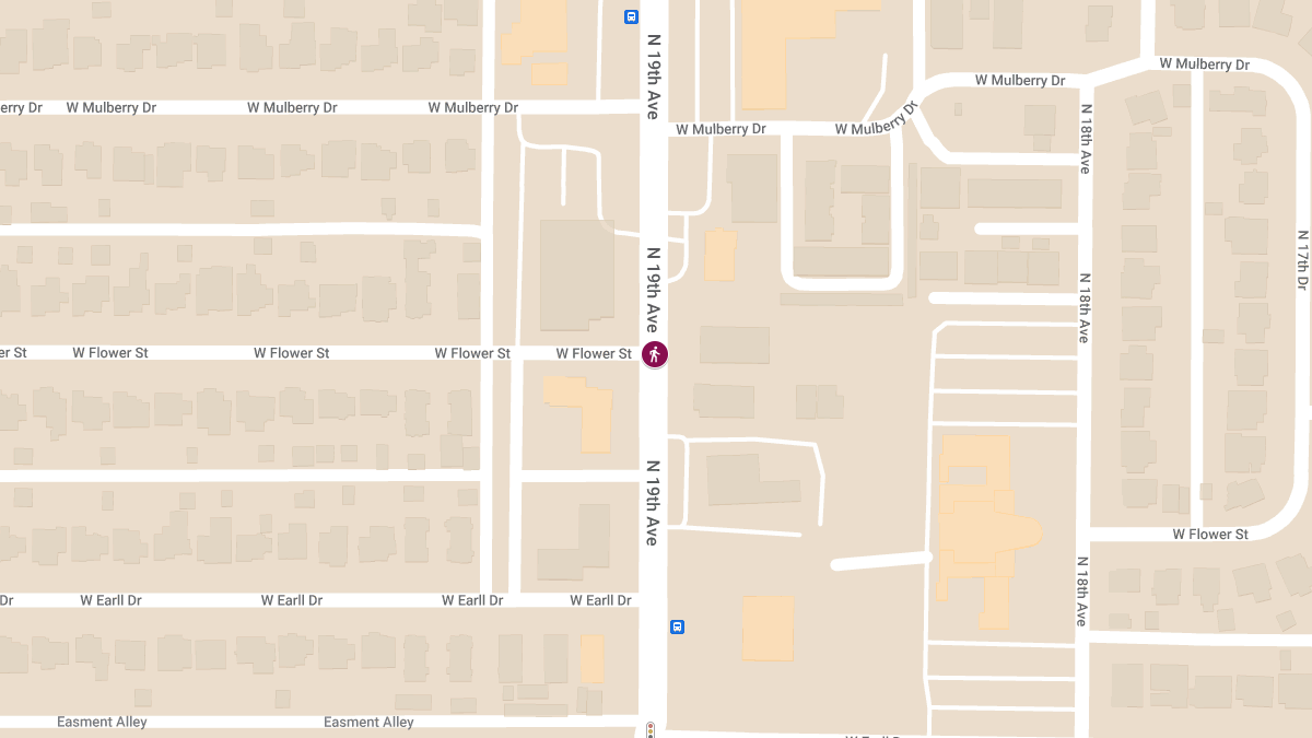 Pedestrian Injured in Accident at N 19th Ave & W Flower St
