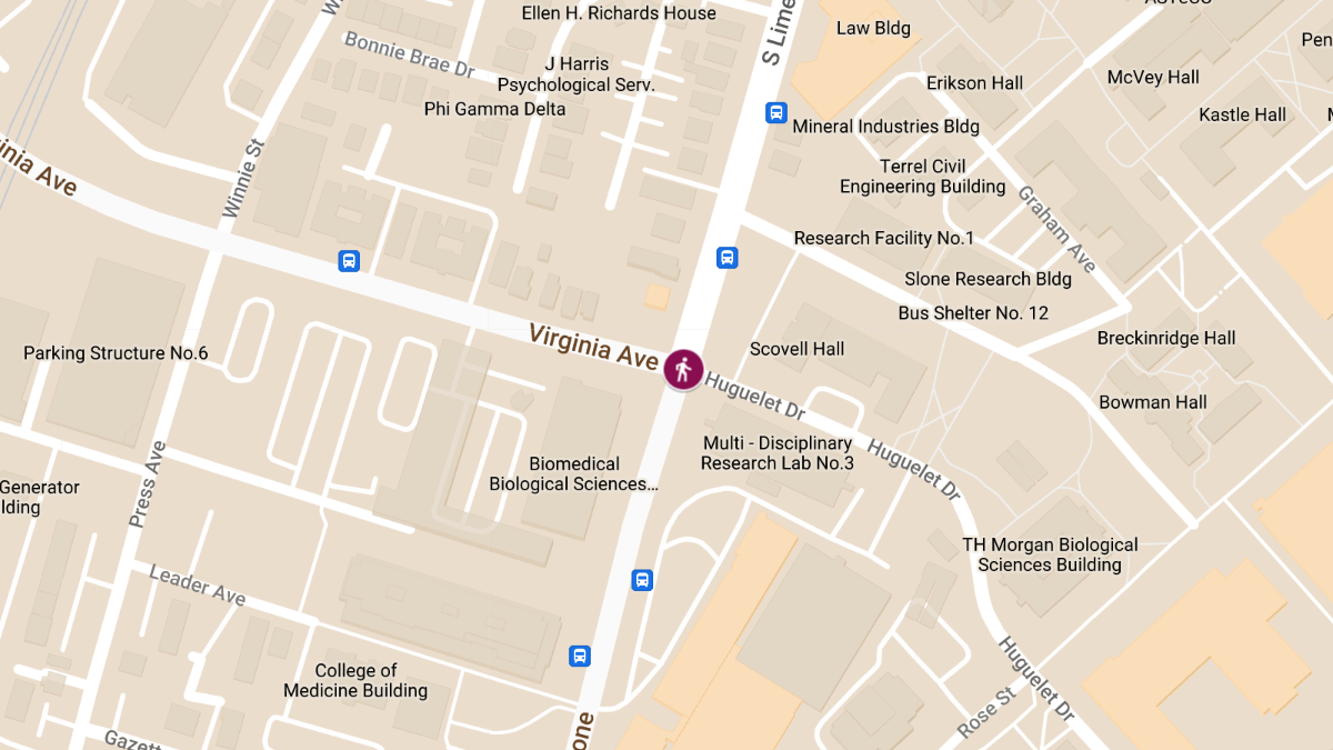 Pedestrian Injured in Collision on S Limestone at Virginia Ave