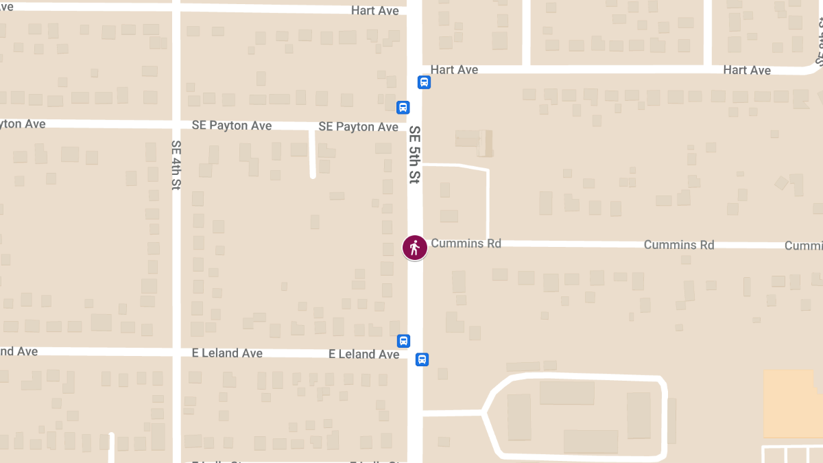 Pedestrian Injured in Crash on Cummins Rd
