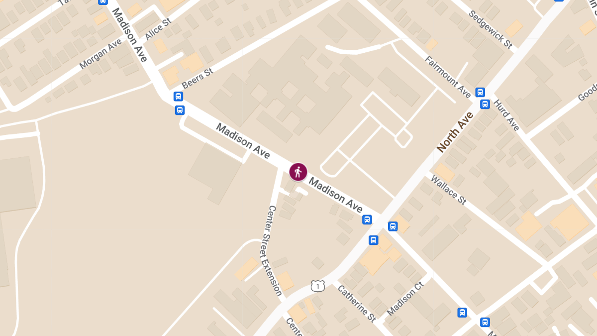 Pedestrian Injured in Crash on Madison Ave near North Ave