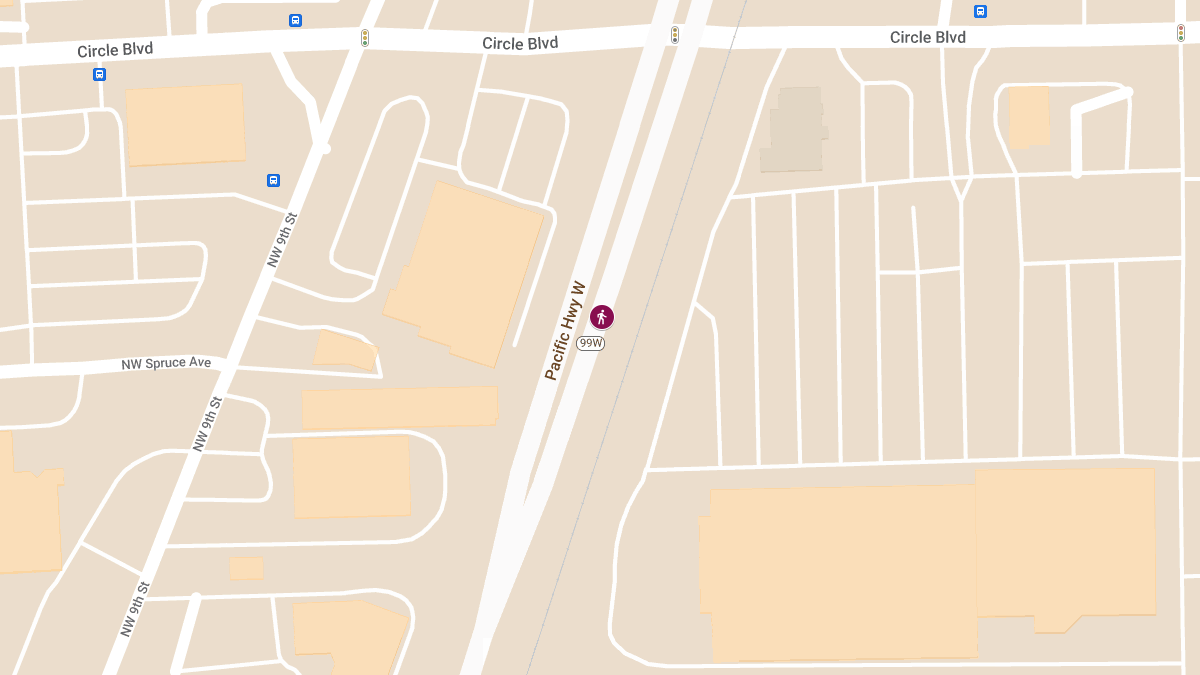 Pedestrian Injured in Highway 99 Collision Near Circle Blvd and Buchanan Ave
