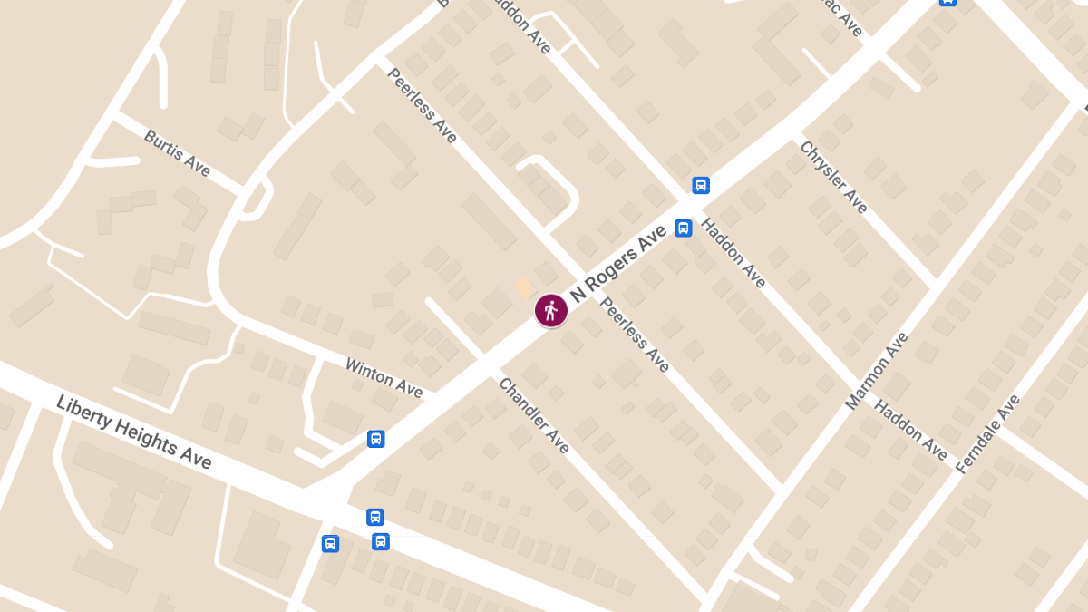 Pedestrian Injured in Hit-and-Run at 3603 N Rogers Ave