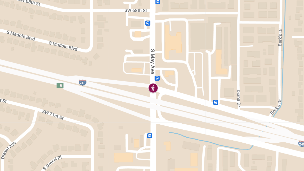 Pedestrian Injured in Truck Incident Near S May Ave & I-240