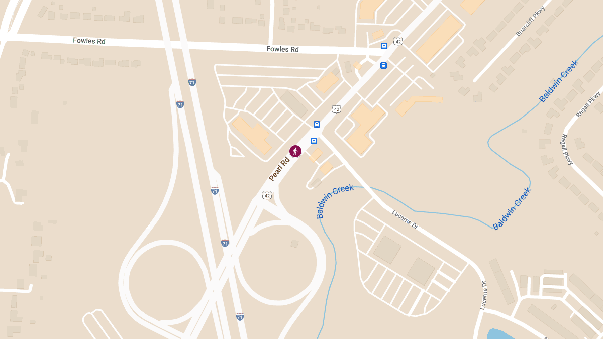 Pedestrian Injured in Vehicle Accident at 7606 Pearl Rd