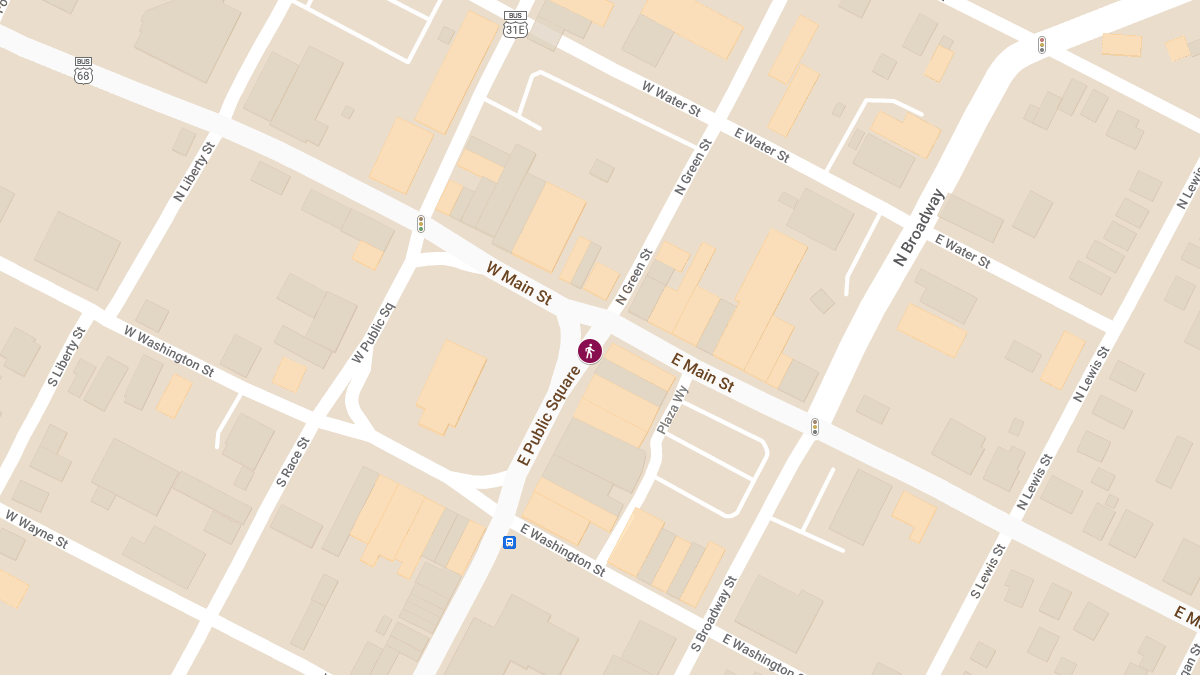 Pedestrian Injured in Vehicle Collision at Glasgow Public Square