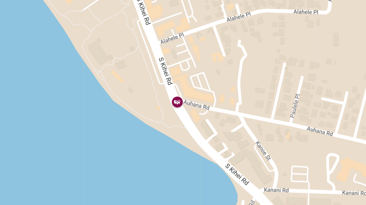 Pedestrian Injured in Vehicle Collision on S Kihei Rd & Auhana St