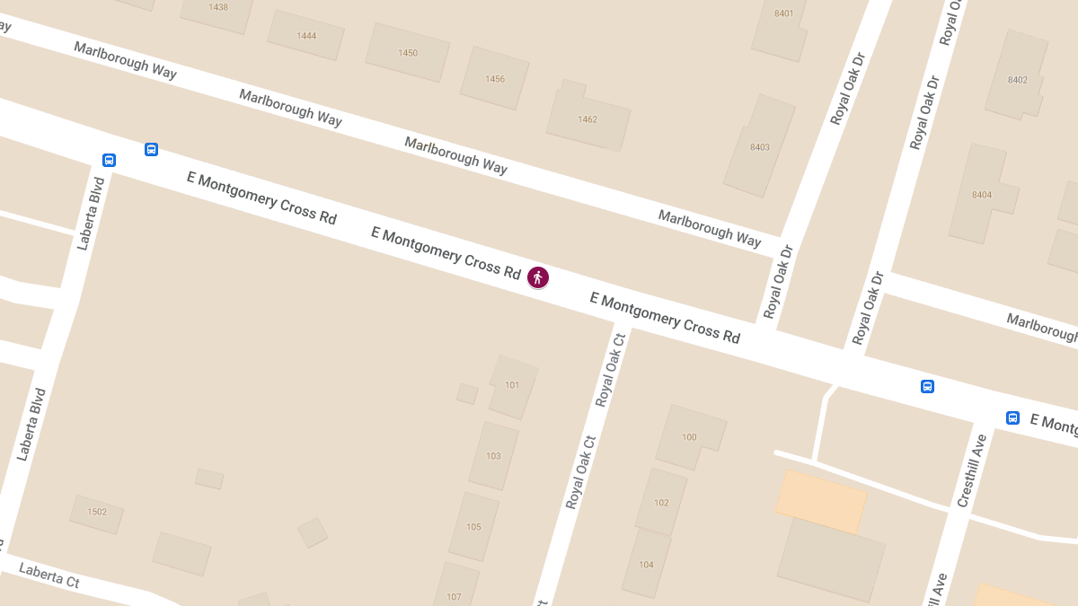 Pedestrian Injured in Vehicle Crash on Montgomery Cross Rd