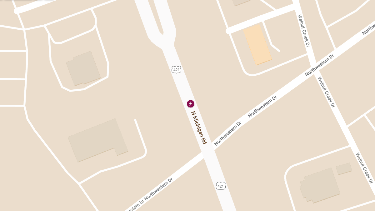 Pedestrian Injured in Vehicle Crash on N Michigan Rd