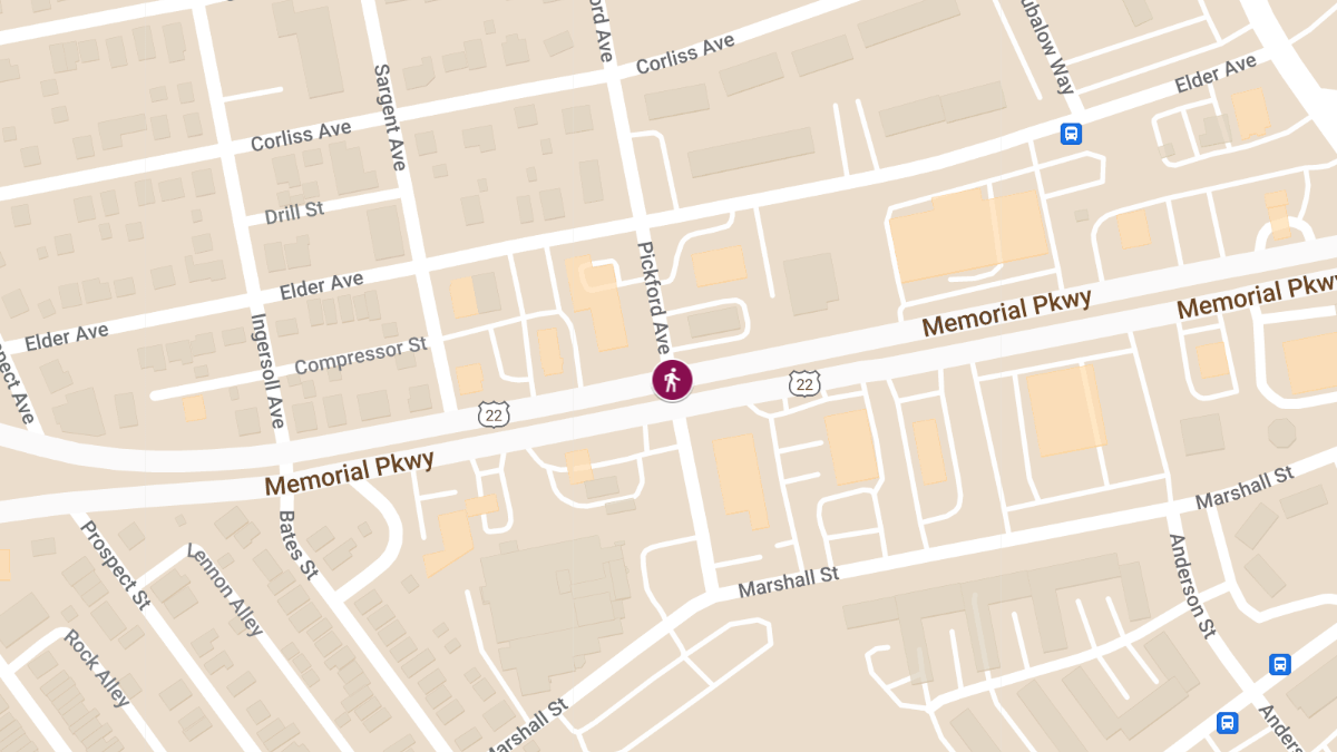 Pedestrian Killed in Accident Near Memorial Parkway and Pickford Ave