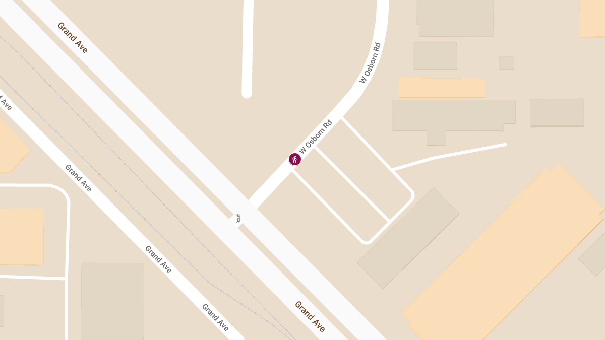 Pedestrian Killed in Collision Near Osborn Rd and Grand Ave
