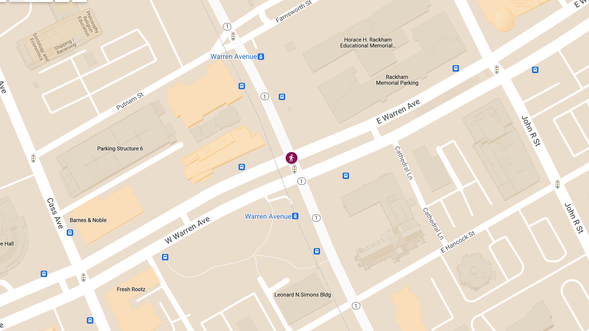 Pedestrian Killed in Crash at Woodward Ave & Warren Ave