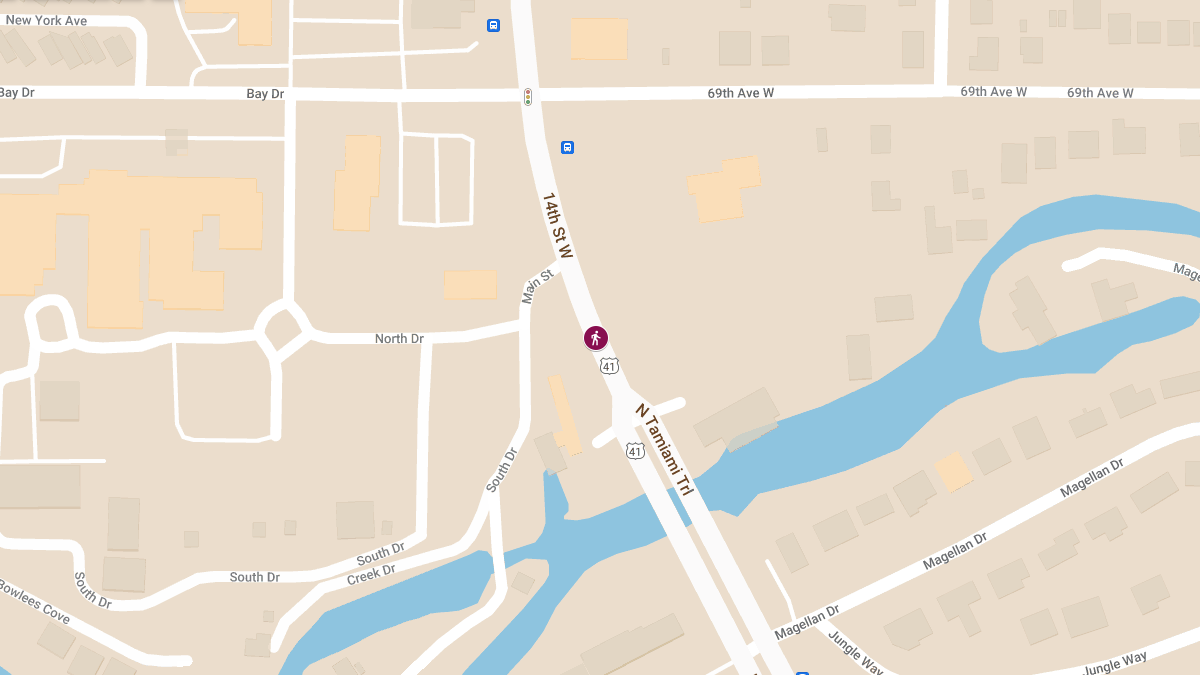 Pedestrian Killed in Crash on U.S. 41 Near 69th Ave W