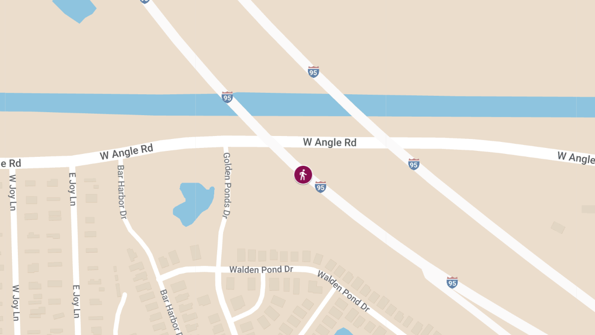 Pedestrian Killed in Crash with Semi on I-95 SB