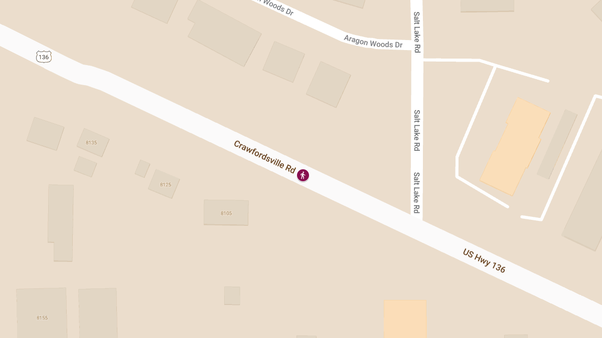Pedestrian Seriously Injured in Crash on Crawfordsville Rd