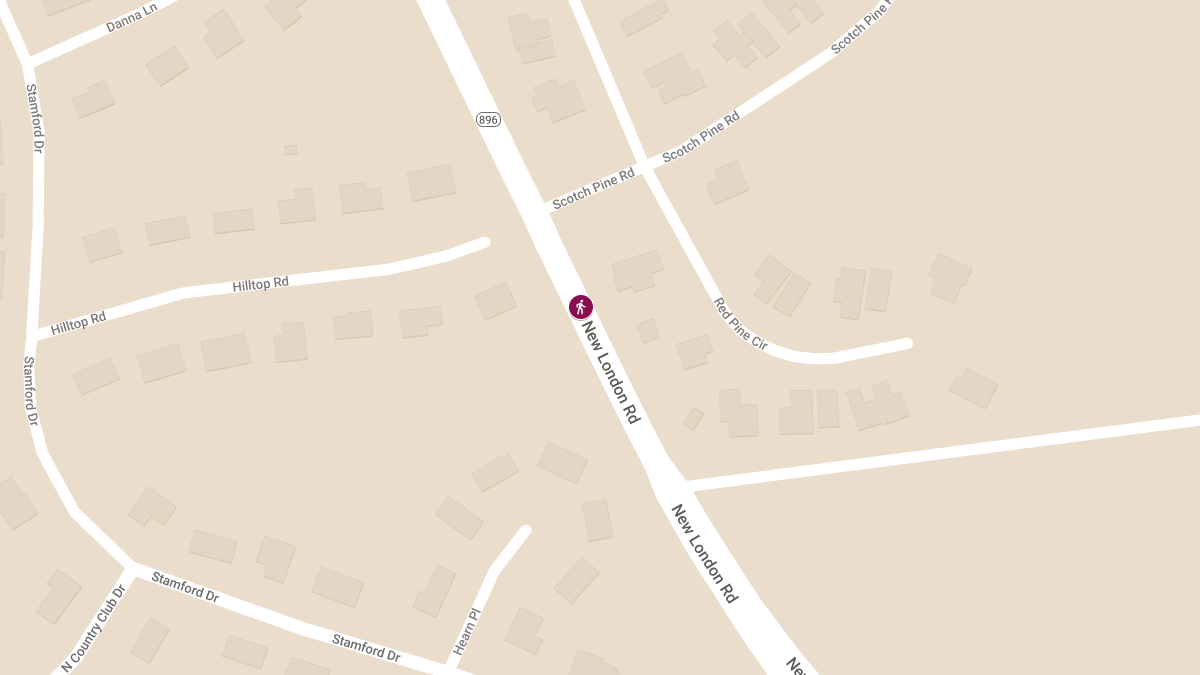 Pedestrian Severely Injured in Vehicle Crash at Methodist Church on New London Rd