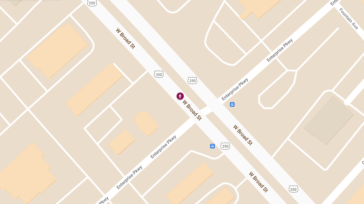 Pedestrian Struck and Injured at 8001 W Broad St