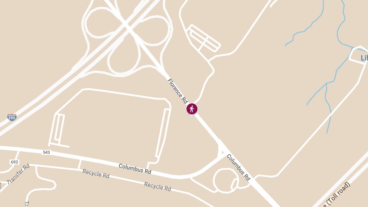 Pedestrian Struck and Killed on Florence-Columbus Rd Near I-295