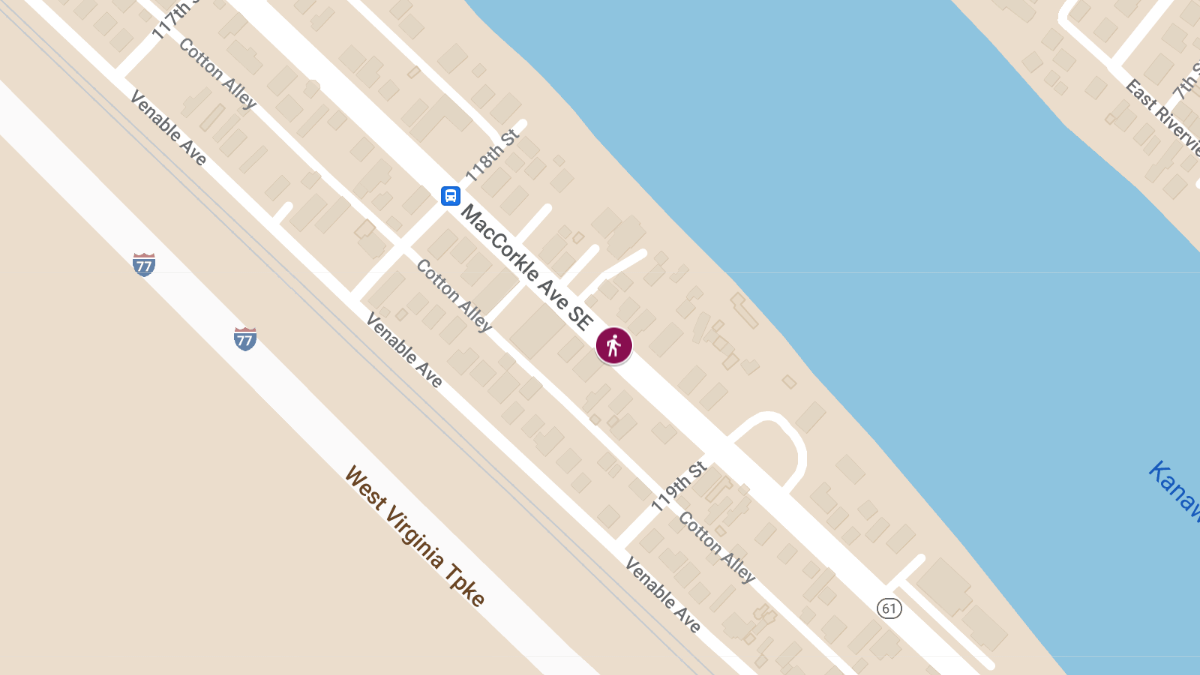 Pedestrian Struck at 11815 MacCorkle Ave SE