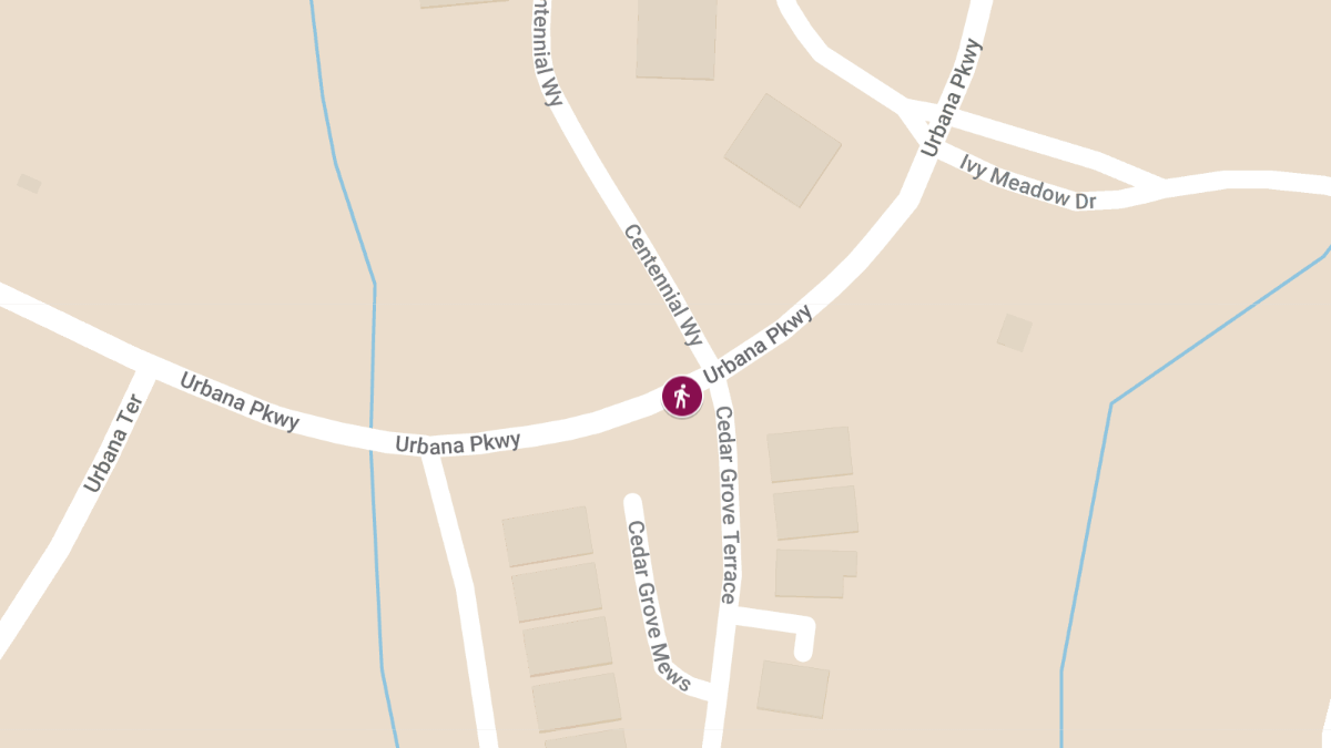 Pedestrian Struck at Centennial Way and Urbana Pkwy