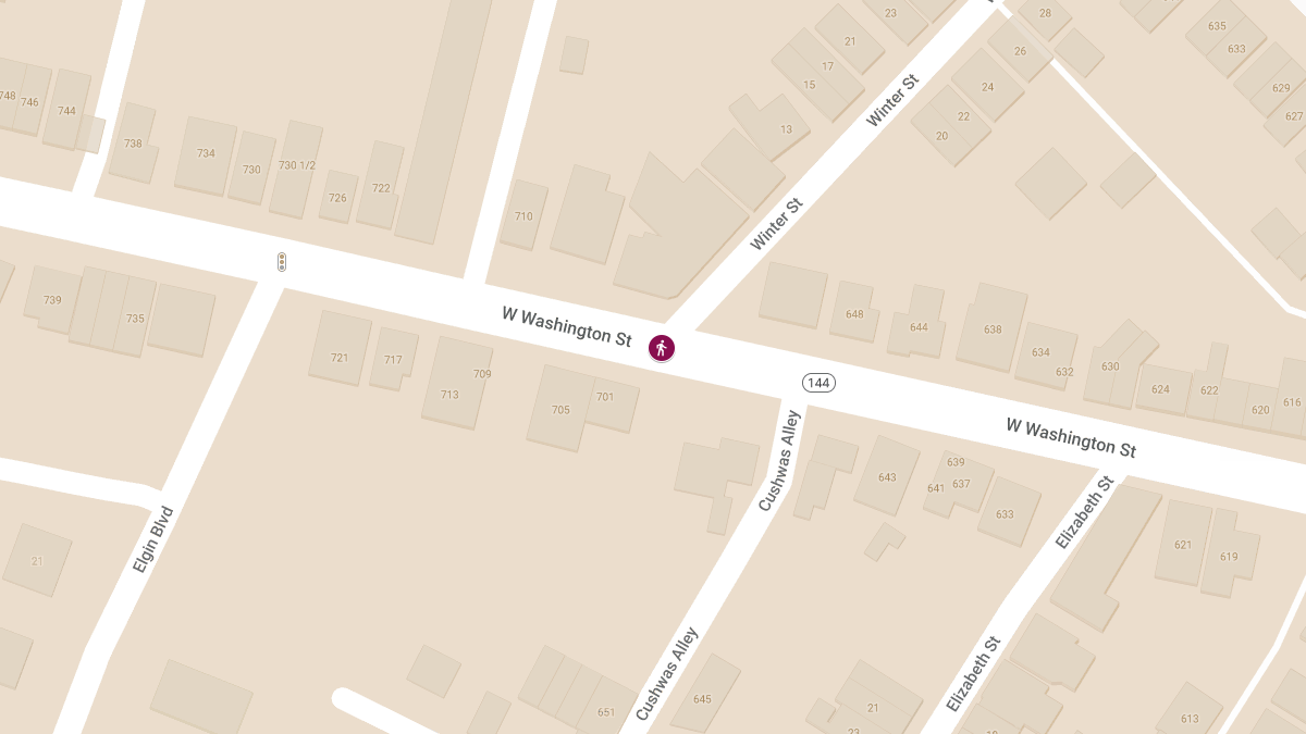 Pedestrian Struck at W Washington St & Winter St