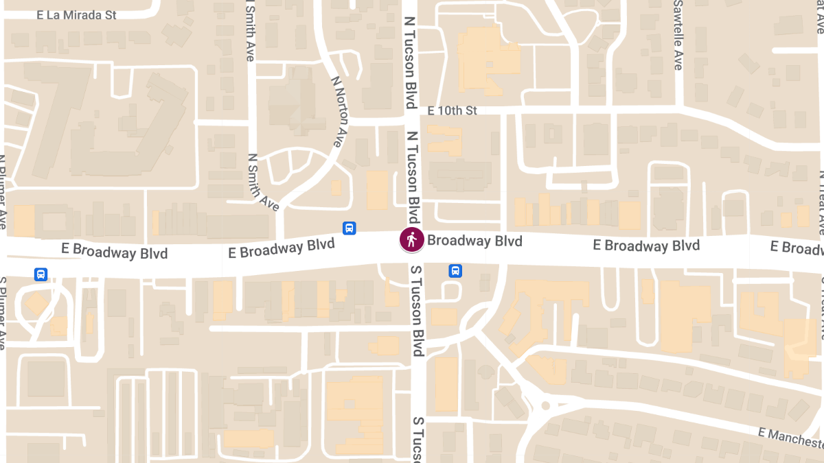 Pedestrian Struck by Lyft Driver at Broadway Blvd & Tucson Blvd