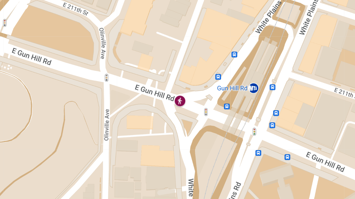 Pedestrian Struck by Train at Gun Hill Rd Station on 2 5 Line